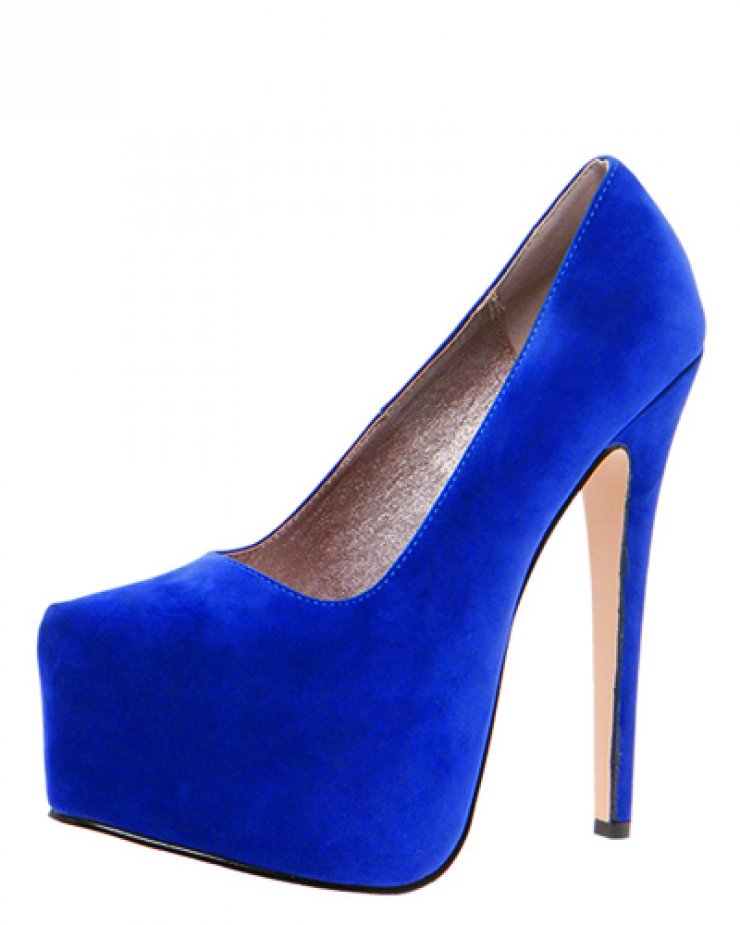 Blue heels