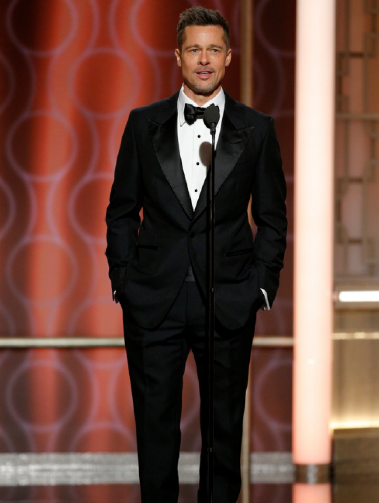 Brad Pitt: Η εμφάνιση – έκπληξη του στις Χρυσές Σφαίρες που ξεσήκωσε το κοινό!