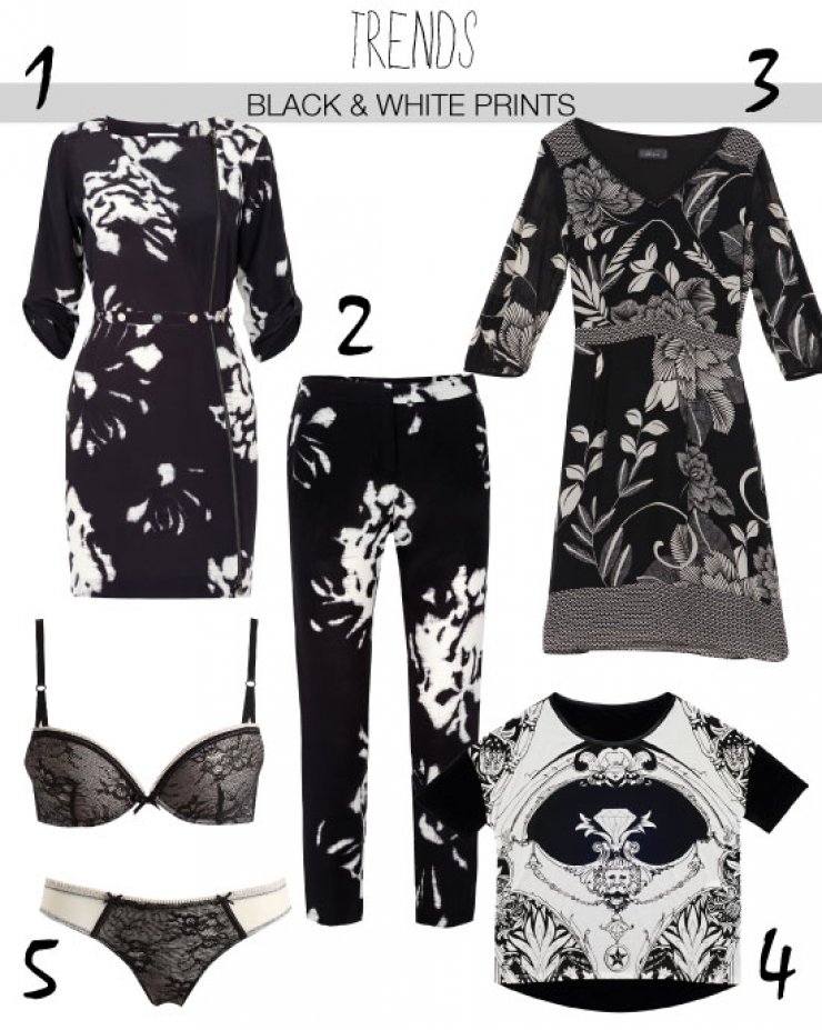 Black and white prints