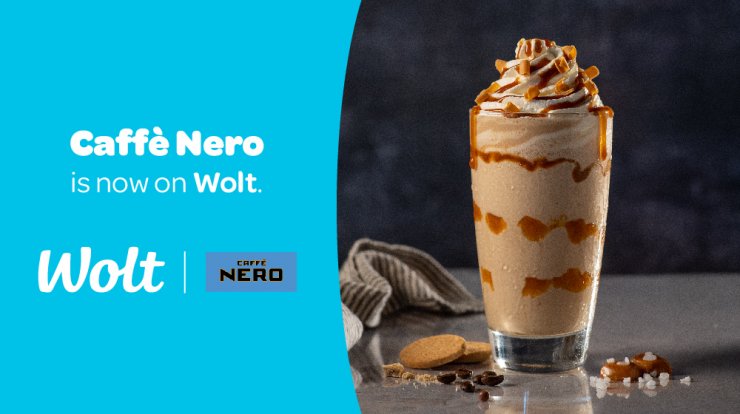 Caffè Nero: Η καινούργια προσθήκη στη διαδικτυακή πλατφόρμα food delivery της Wolt