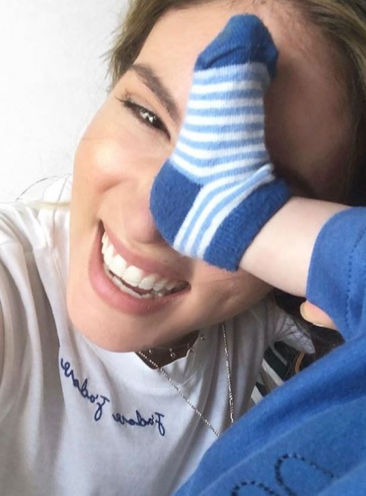 Αθηνά Οικονομάκου: Η βόλτα με το σύζυγό της και τον μικρό Μάξιμο