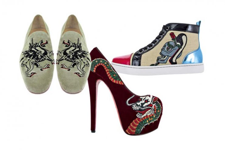 Christian Louboutin: Το tattoo σας τώρα και πάνω στα… παπούτσια σας!