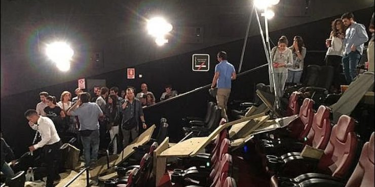 Ισπανία: Κατάρρευση μέρους οροφής cinema - 6 τραυματίες