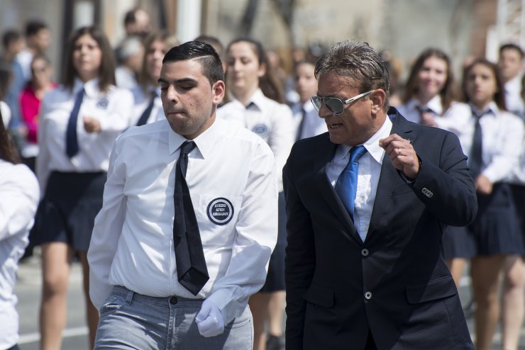 Ανδρέας Σολωμού, ο μαθητής που σκόρπισε ρίγη συγκίνησης στη χθεσινή παρέλαση 