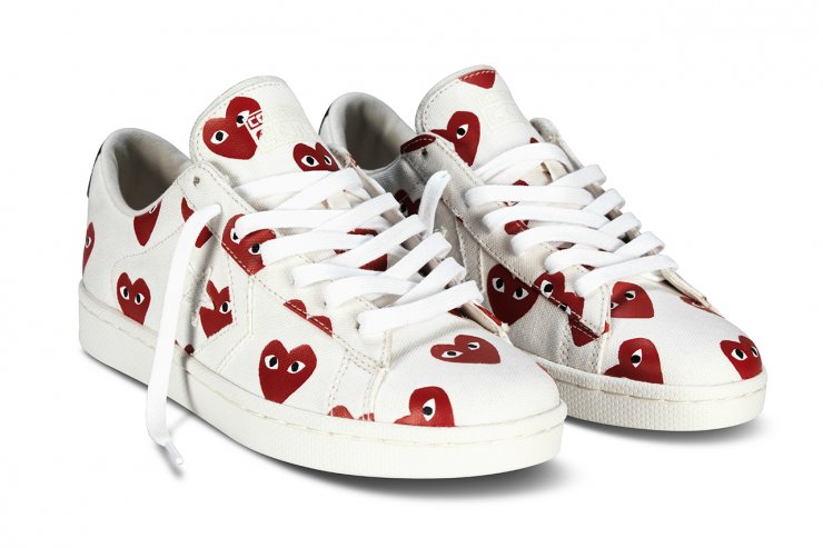 Funky sneakers από την Converse και το Comme des Garçons