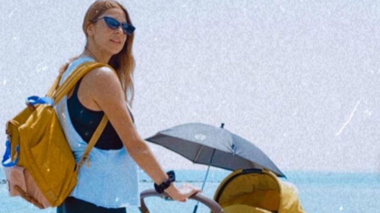 Κωνσταντίνα Ευριπίδου: Η βόλτα στη θάλασσα με τα παιδιά της! [εικόνες]