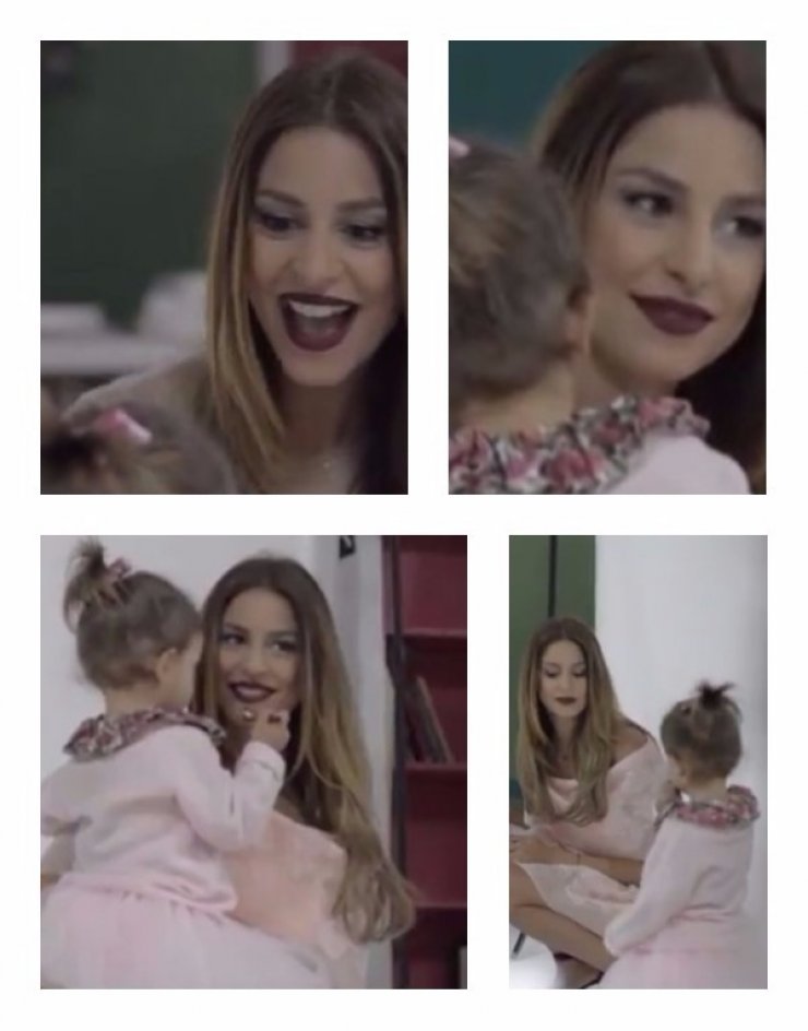 Στα παρασκήνια της φωτογράφησης της Κωνσταντίνας Ευριπίδου με την μικρή Αριάδνη για την Madame Figaro Κύπρου