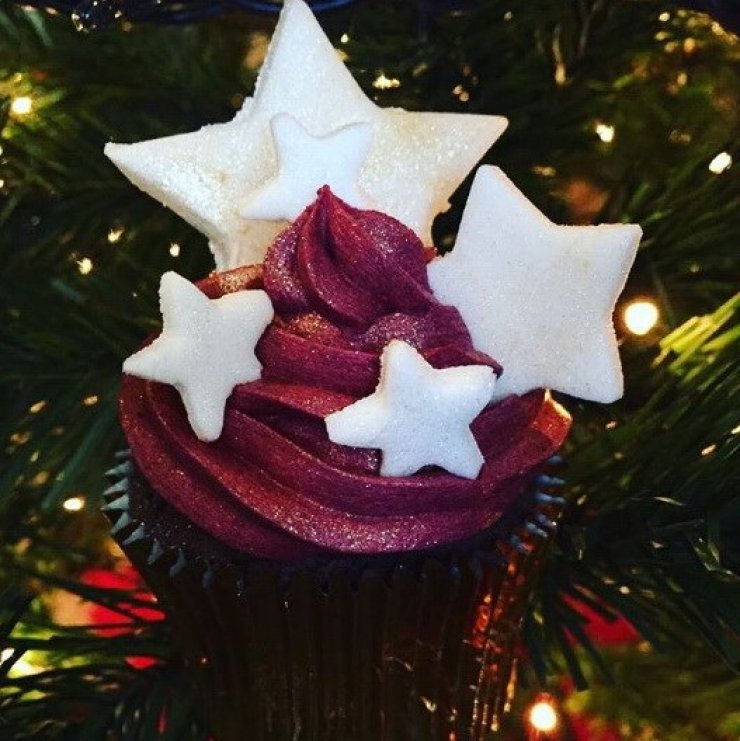 Επώνυμη Ελληνίδα στόλισε το χριστουγεννιάτικό της δέντρο με πραγματικά cup cakes!