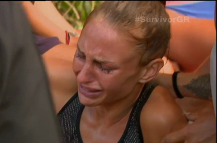 Σπάραξε στο κλάμα η Κατερίνα Δαλάκα μετά τον άσχημο τραυματισμό της