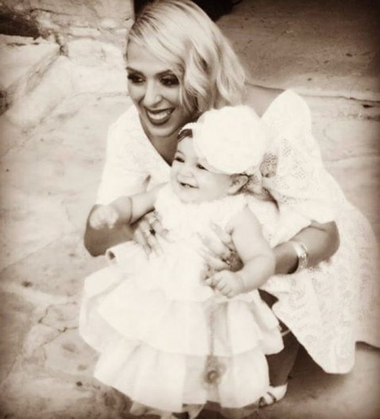 Δανάη Χρήστου: Η κόρη της έγινε ενός έτους!