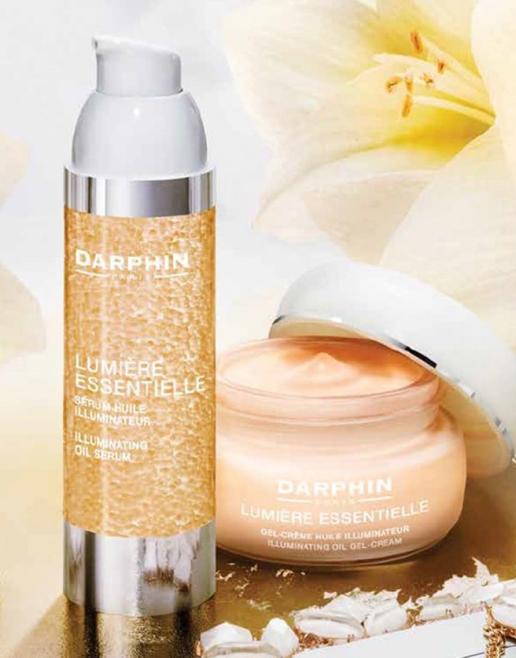 Darphin Lumière Essentielle Illuminating Oil Serum και Gel-Cream