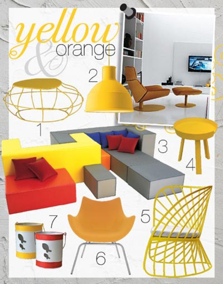 Κίτρινο και πορτοκαλί 