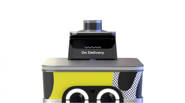 Ένα χαριτωμένο μηχανάκι - ρομπότ κάνει ντελίβερι τα ψώνια σου