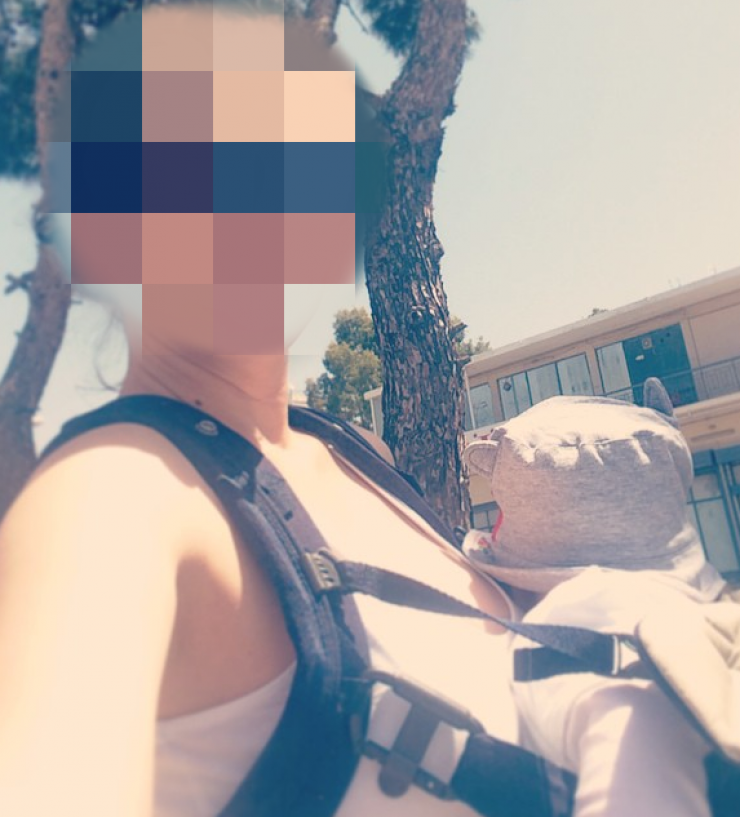 Το πρώτο μπάνιο Ελληνίδας ηθοποιού με τον γιο της!