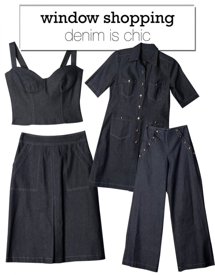 Denim is chic