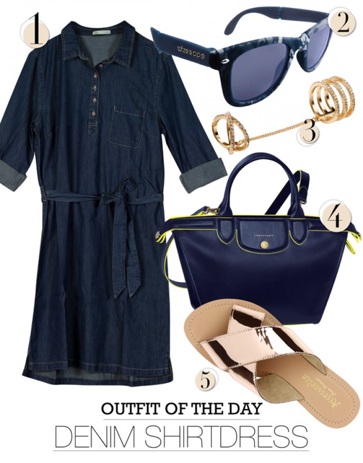 Denim Shirtdress
