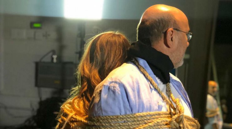 Βρεθήκαμε στα γυρίσματα του πρωινού μαγκαζίνο με τον Ανδρέα Δημητρόπουλο και τη Γιώτα Δαμιανού