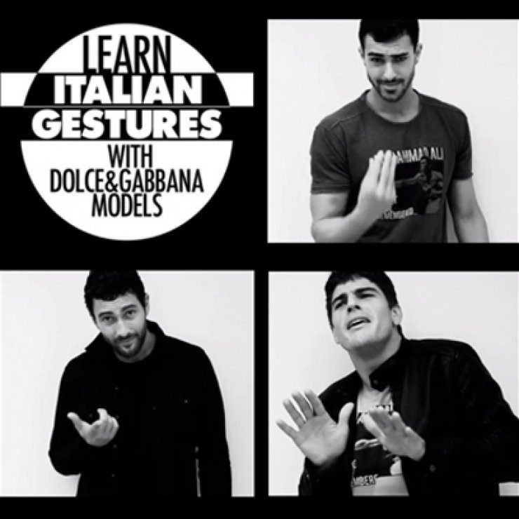 Μαθήματα ιταλικών από τα μοντέλα των Dolce&Gabbana!