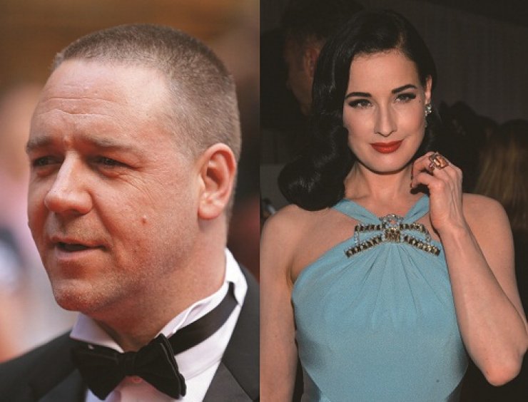 O Russell Crowe είναι ζευγάρι με τη Dita Von Teese!