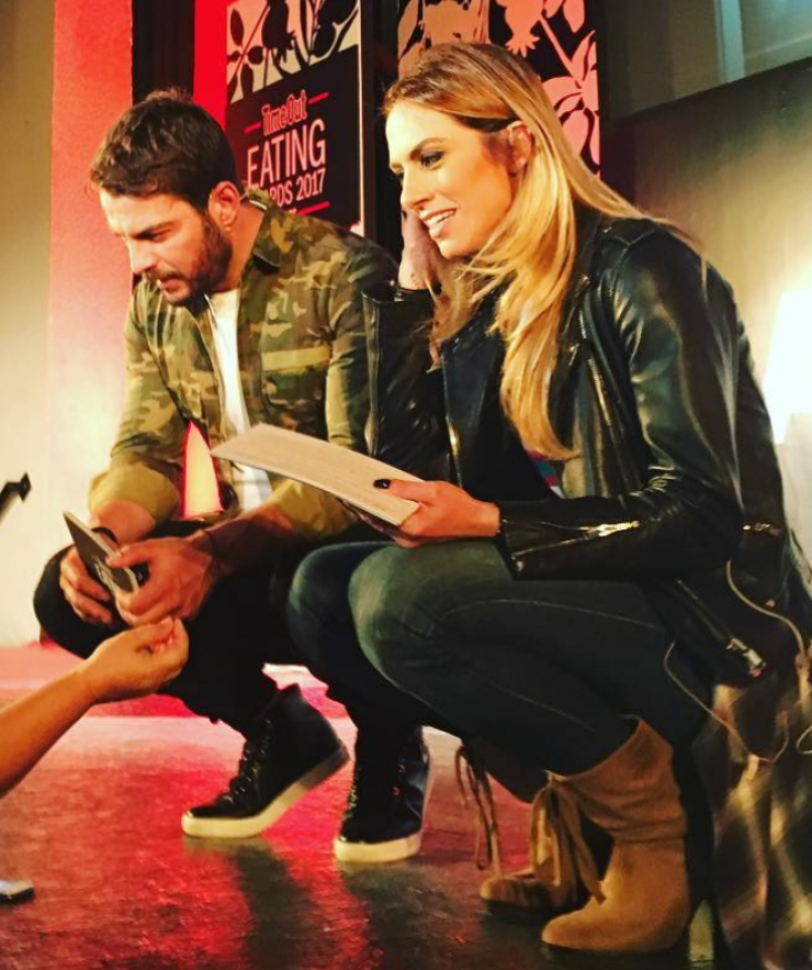 Ο Γιώργος Αγγελόπουλος και η Ντορέττα Παπαδημητρίου στις πρόβες για τα Time Out Eating Awards 2017! [βίντεο]