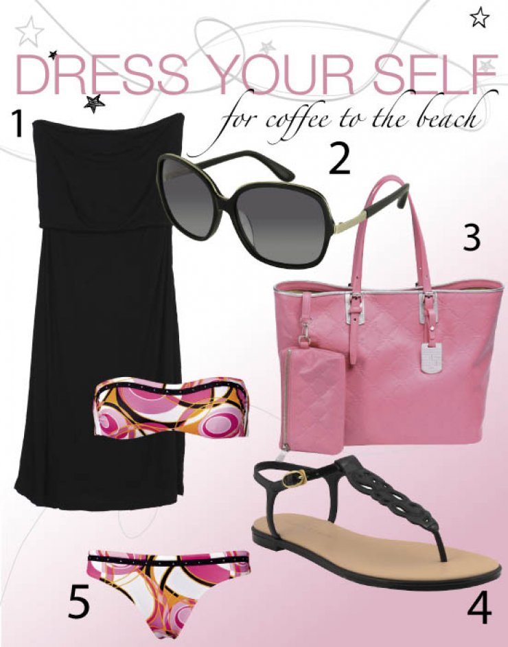 For coffee to the beach