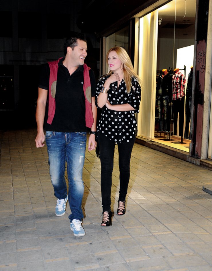 Δήμητρα Μακρυγιάννη - Μάρκος Κωμοδρόμος: Δείπνο λίγο πριν την πρεμιέρα τους