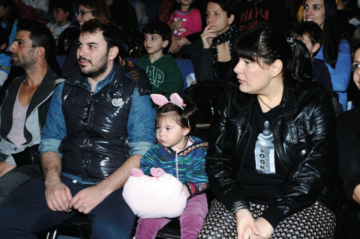 Μαργαρίτα Δρούτσα: Με το σύζυγο και την κόρη της στη Λευκωσία