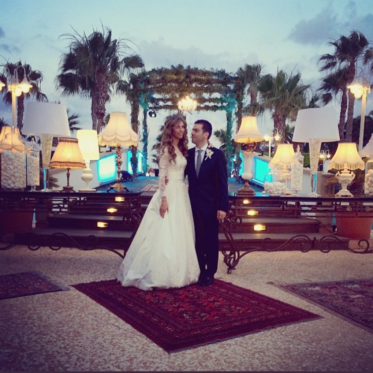 Η πρώτη δημόσια εμφάνιση του Ευθύμιου Δίπλαρου και της Αργυρώς Ροτσίδου μετά το γάμο