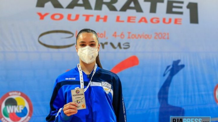 Αργυρό μετάλλιο για την Κύπρια Ειρήνη Κοντού στο Παγκόσμιο πρωτάθλημα Καράτε-Youth League