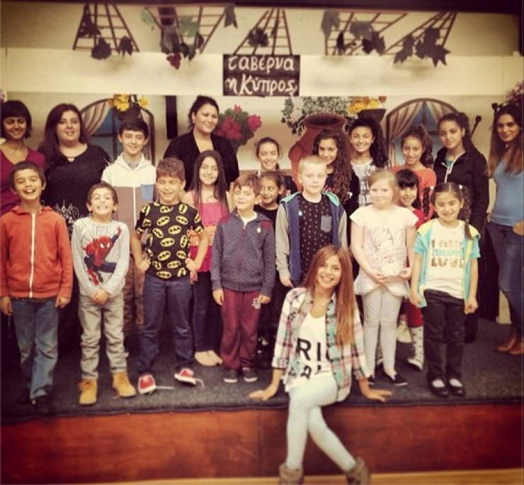 Ελευθερία Ελευθερίου: Η επίσκεψη της στο ελληνικό σχολείο στο Mansfield