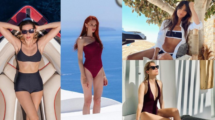4 επώνυμες Ελληνίδες σου δίνουν inspo για τα μαγιό που θα φορέσεις τον Αύγουστο
