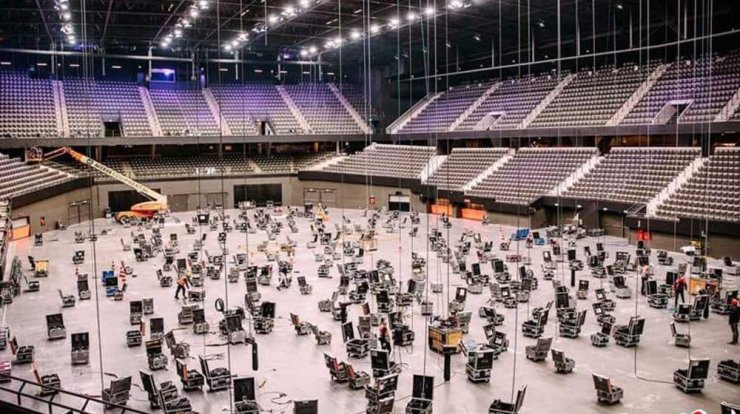 Eurovision 2021: Ξεκίνησε η κατασκευή της σκηνής στο Ahoy Arena! [εικόνες & βίντεο]