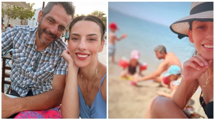 Ρούσσος – Τούρζα: Το άλμπουμ των διακοπών τους στην Εύβοια με τα τρία τους παιδιά [εικόνες]