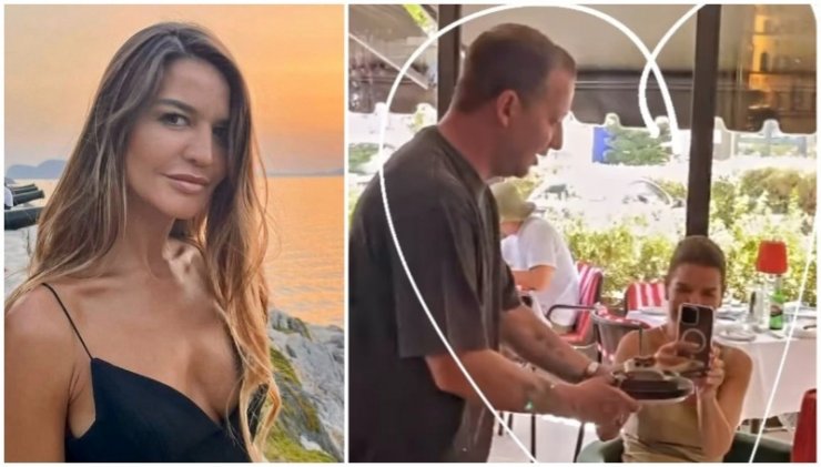 Χρύσανθος Τσουρούλλης: Kρατώντας μία μίνι τούρτα τραγούδησε το Happy Βirthday στην Ελίνα Θεοδότου