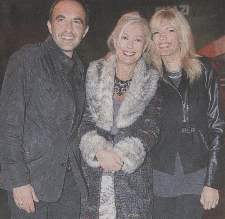 Νίκος Αλιάγας- Τίνα Γρηγορίου:  Η βραδινή έξοδος με τη Μαρία Μπακοδήμου και τον σύντροφό της