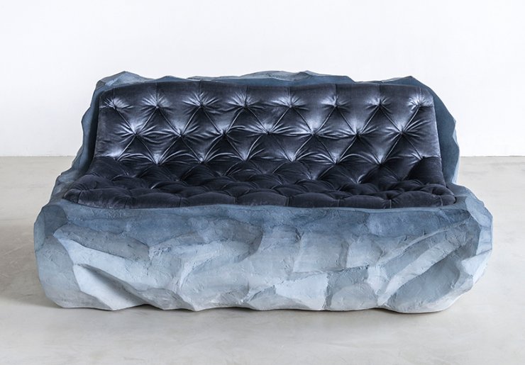 Καναπές από άμμο και τσιμέντο