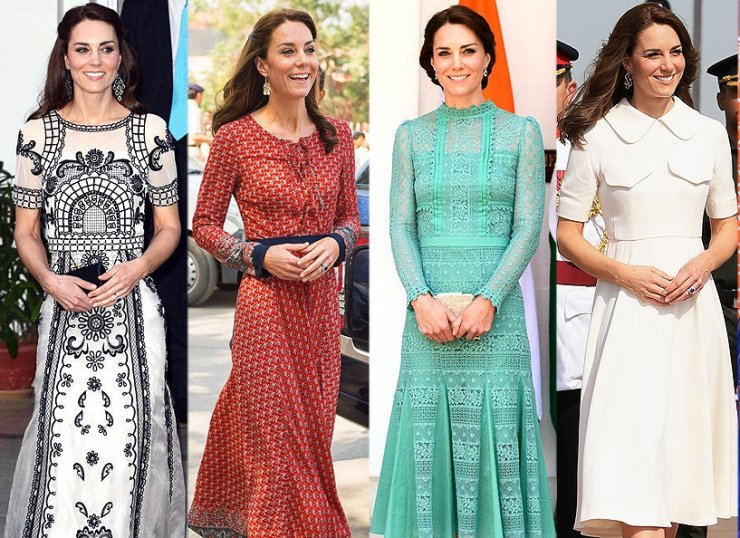 Πόσο κόστισε η βασιλική γκαρνταρόμπα της Kate Middleton για το ταξίδι της στην Ινδία; 