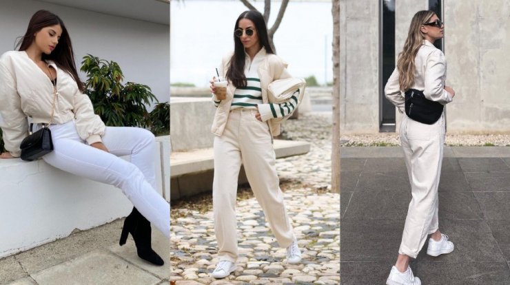 3 looks με λευκό τζιν ιδανικά για την άνοιξη