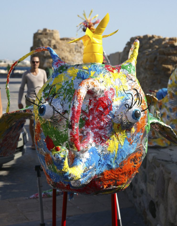 EcoArt και Fish Mob: Έκθεση τέχνης με ανακυκλώσιμα υλικά στο ξενοδοχείο Αλμύρα