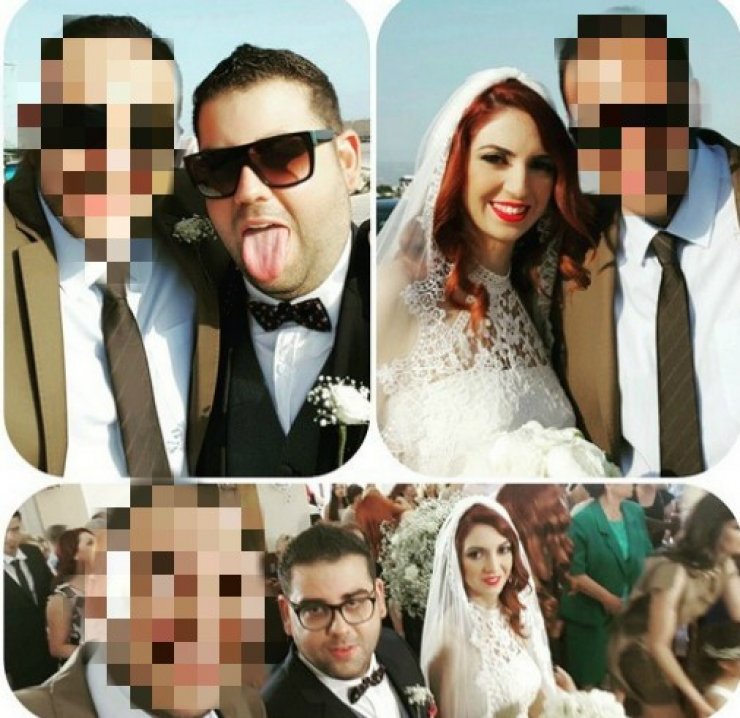 Kύπριος παρουσιαστής κουμπάρος στο γάμο στενού του ζευγαριού
