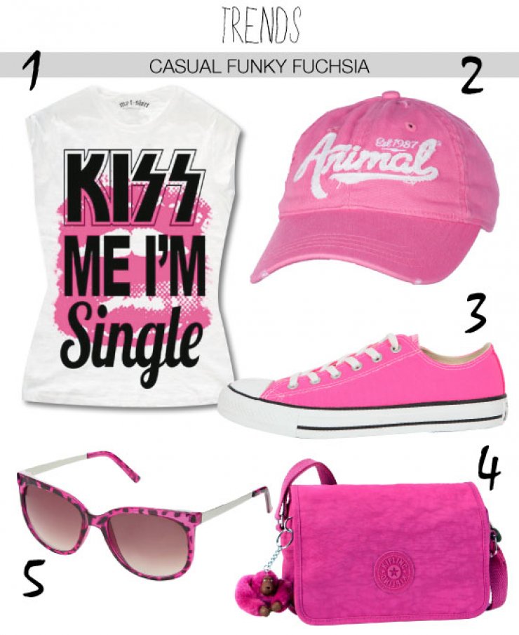 Casual funky  fuchsia
