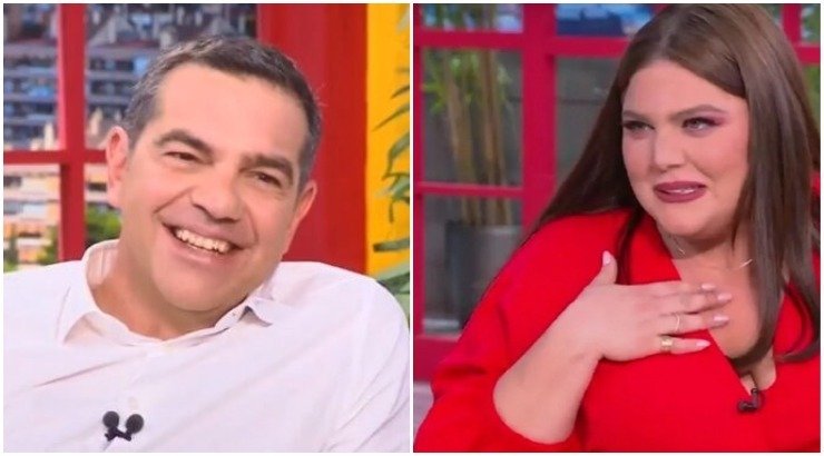 Αλέξης Τσίπρας: Πώς αντέδρασε on air όταν η Δανάη Μπάρκα του ζήτησε να την κάνει follow [βίντεο]
