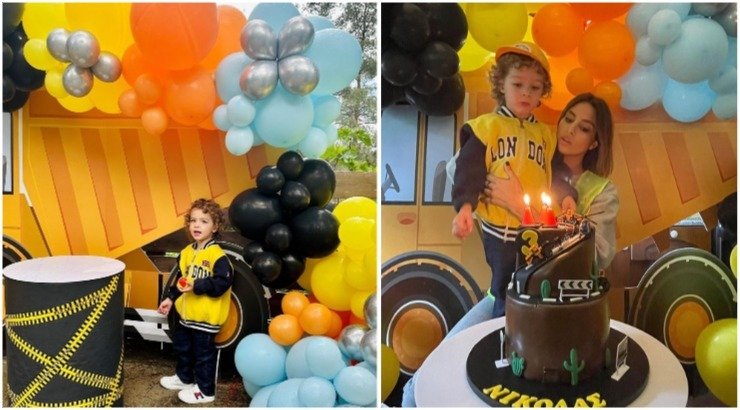 Kωνσταντίνα Ευριπίδου: Το νέο παιδικό πάρτι για τα 3α γενέθλια του γιου της στο εξοχικό τους