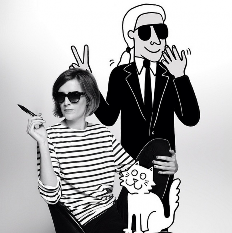 Ο Karl Lagerfeld και η Choupette γίνονται cartoons 
