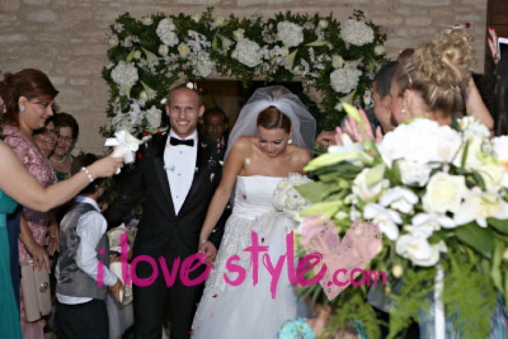 Ο γάμος του Ανδρέα Αβραάμ και της Χριστιάνας Παναγιώτου