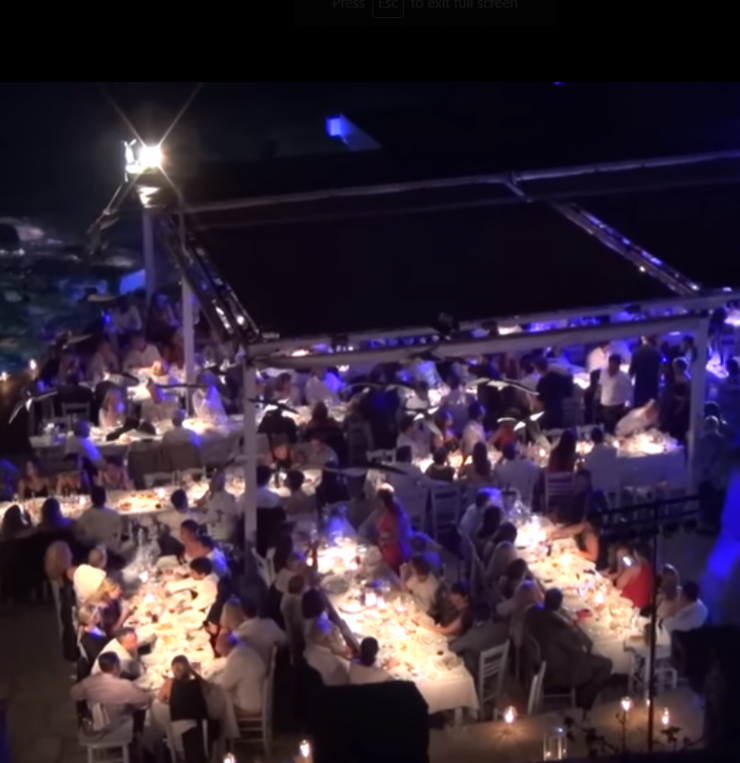 Ο χλιδάτος γάμος επώνυμου ζευγαριού στη Μύκονο! [βίντεο]