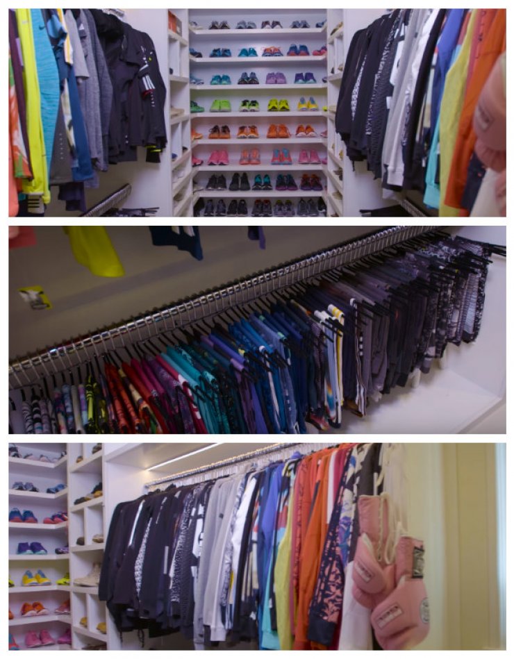 Απίστευτο! Ποια επώνυμη έχει αυτή την γκαρνταρόμπα μόνο για τα αθλητικά της;