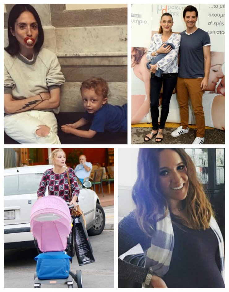 Αυτές είναι οι Ελληνίδες που έγιναν μανούλες μέσα σto 2016!