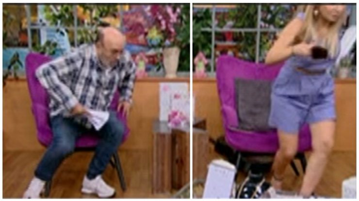 Δημητρόπουλος – Δαμιανού: Έντρομοι πετάχτηκαν κατά τη διάρκεια της εκπομπής [βίντεο]