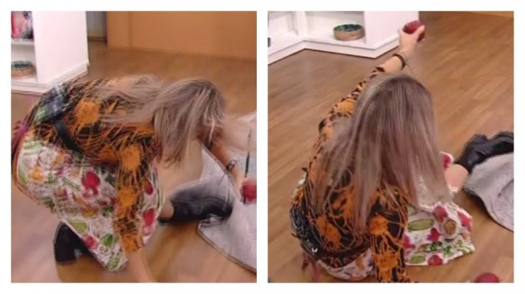 Γιώτα Δαμιανού: Γλίστρησε on air και έπεσε στο πάτωμα του πλατό! [βίντεο]